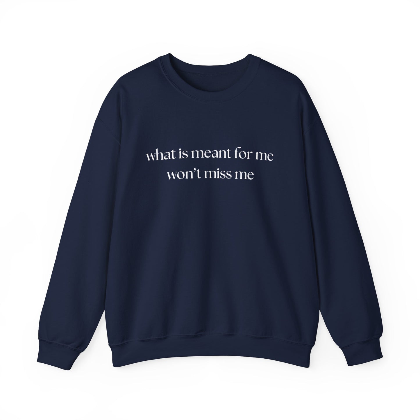 WIMFMWMM Unisex Crewneck Sweatshirt Navy